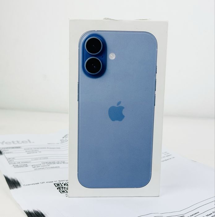 НОВ Apple iPhone 17 256GB Mist Blue 3г. Гаранция!
