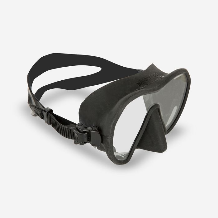 Mască Scufundări Maxlux S negru - UNIC - produs resigilat Decathlon
