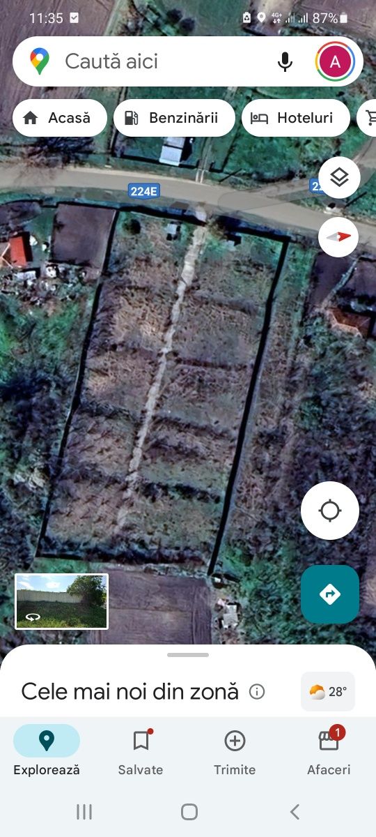Vând teren intravilan în Tatarani