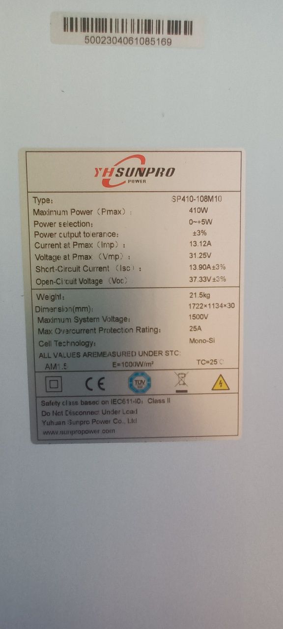 Panouri fotovoltaice SUNPRO POWER 410W/570W/650W