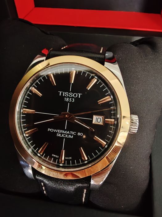 Ceas Tissot Gentleman Automatic Aur Oțel Acte-Cutie Garanție!