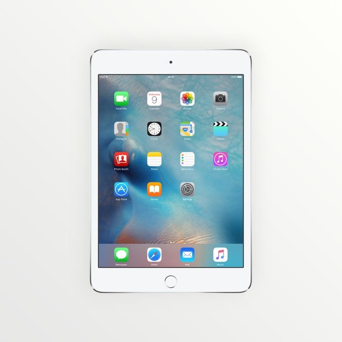 Tabletă Reader Apple iPad Mini 4 Silver 16GB iOS 15