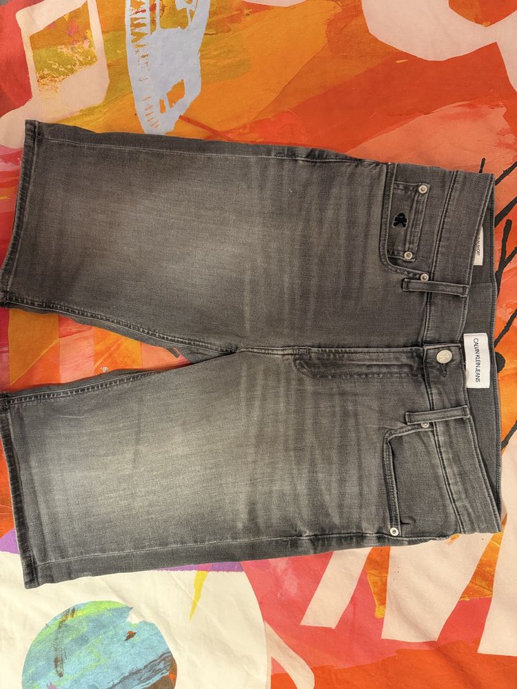 Черни дънкови гащи Calvin Klein