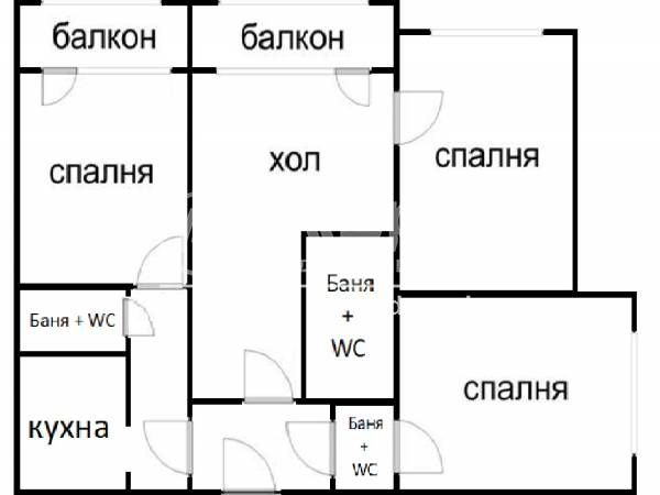 3-стаен, София, Гео Милев, 85 кв.м., 159900 €