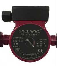 GreenPro  циркуляцони насосы гарантия 1 года