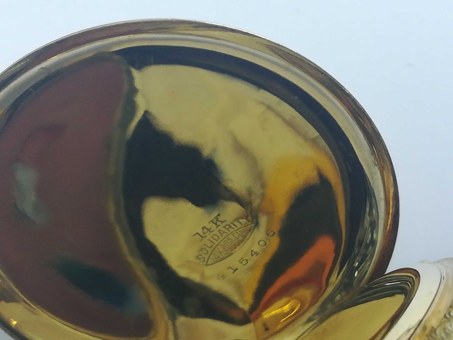 WALTHAM златен джобен часовник– USA multi-color gold 14k, 3 цвята