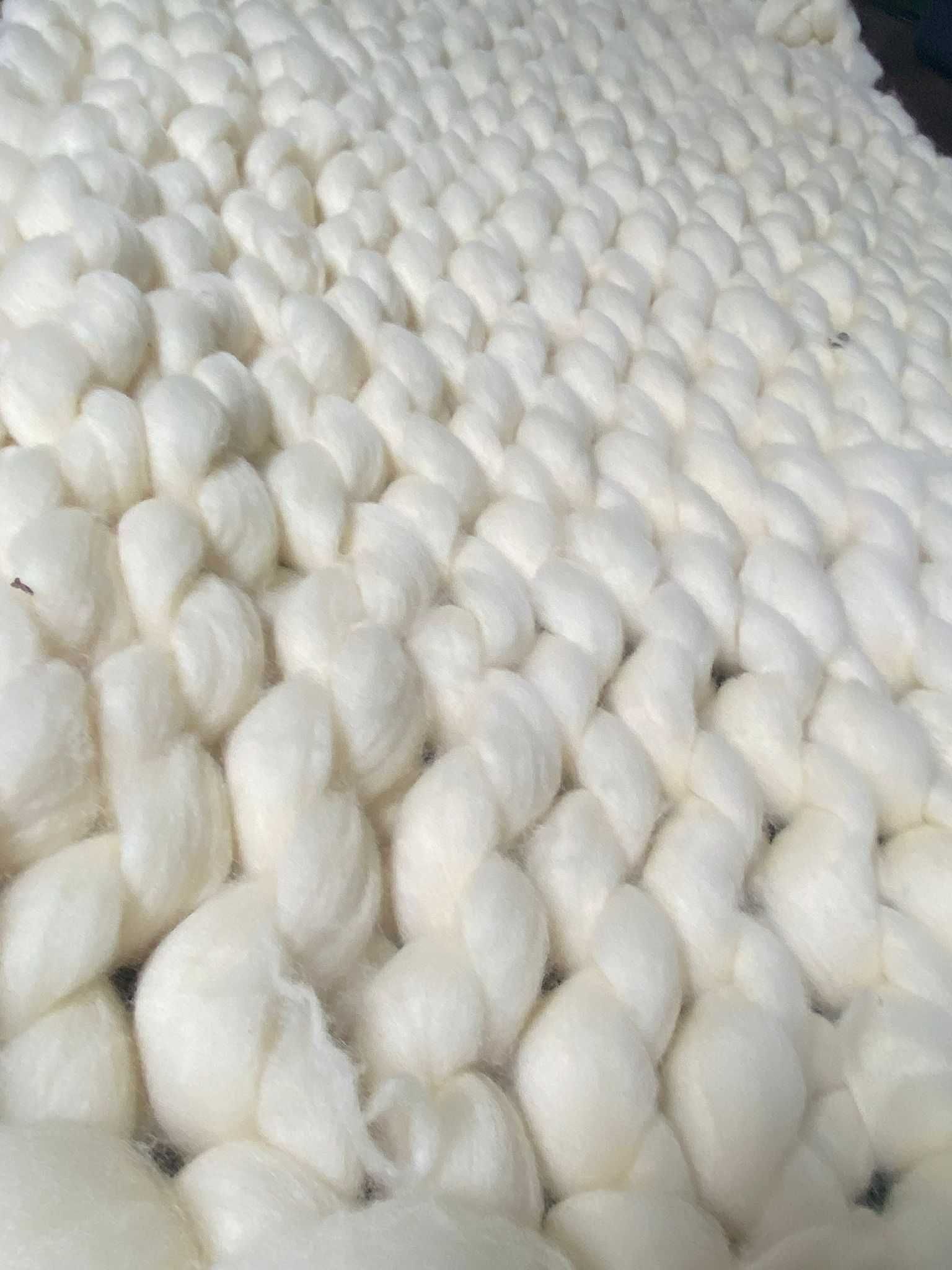 lana fir gigant 2kg alb lână fir mare