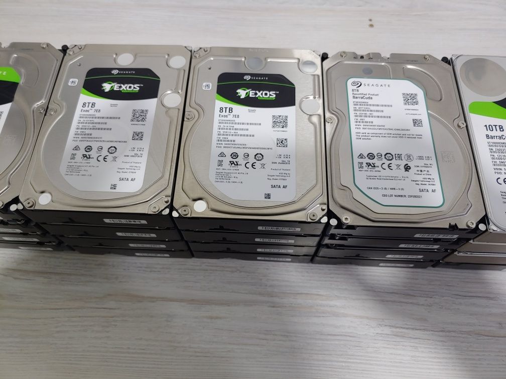Продаются винчестеры hdd 8tb 10tb 12tb