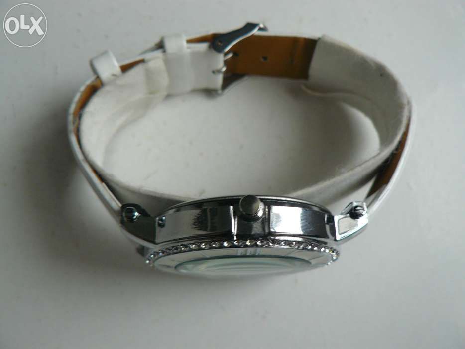 CEAS DAMA SUNTIME ST2D11 Cu Strasuri,Mecanism Quartz,Curea Piele Eco