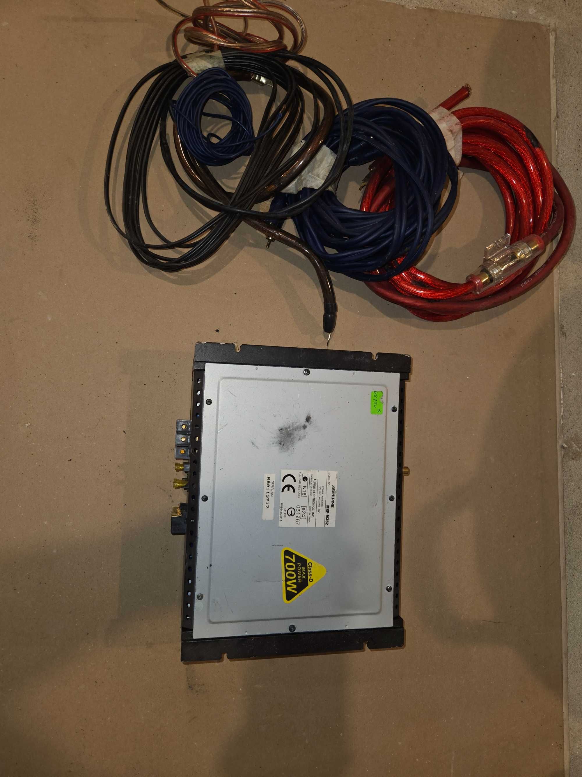 Усилвател Alpine MRP-M352 - 700W + комплект кабели за монтаж