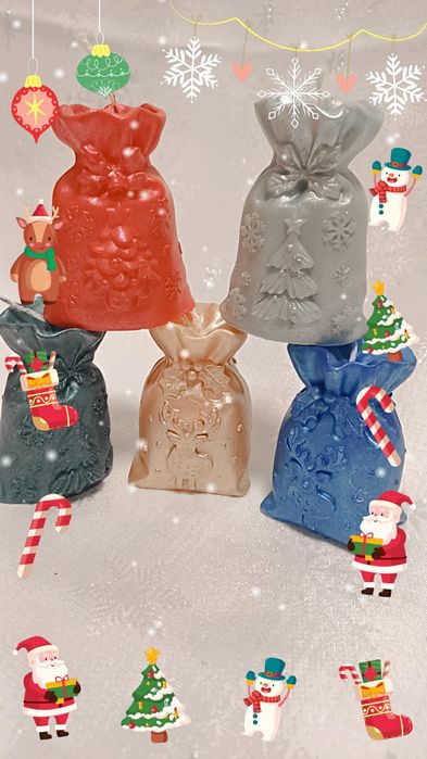 Коледни ароматни свещи