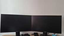 2 X Monitor LED IPS Dell 23", Full HD, Display Port, Negru, P2319H