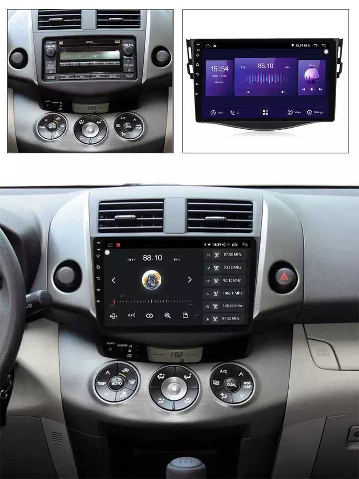 Navigatie Android 13 Toyota RAV 4 2005-2013 1/8 Gb Waze CarPlay CAMERA