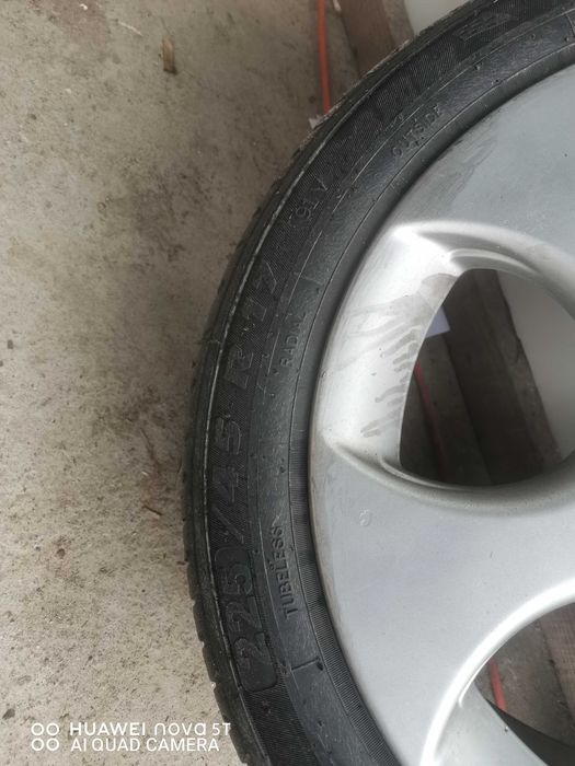 Vând jante aliaj bbs  17 5x112