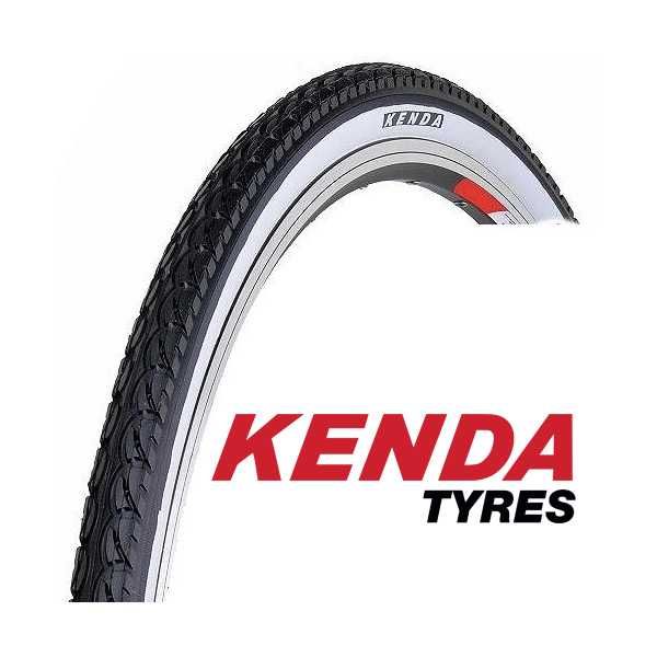 Гума за велосипед KENDA Eurotrek (28 x 1.25) (32-622), Бели бордове