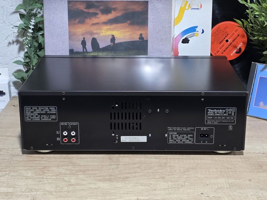 Dublu deck TECHNICS RS-TR373, hifi stereo retro casetofon