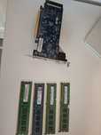 Rami 8 gb ddr3 + placa video Asus gt 610 1 gb