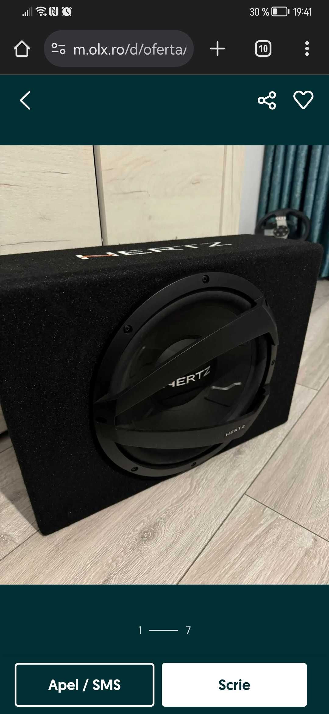 Subwoofer auto herzt