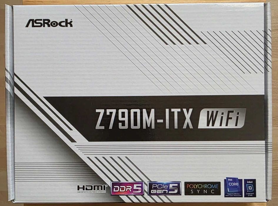 Дънна платка ASRock Z790M-ITX, WIFI, DDR5 LGA 1700 Mini-ITX