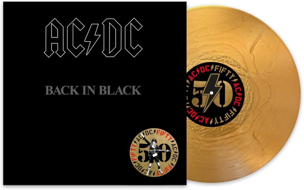 Ac/Dc vinyl aniversar 50 de ani Back in Black