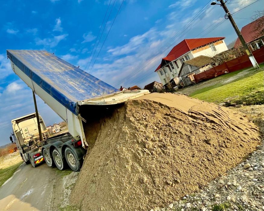 Livrez la comanda nisip balast  sort piatra concasata