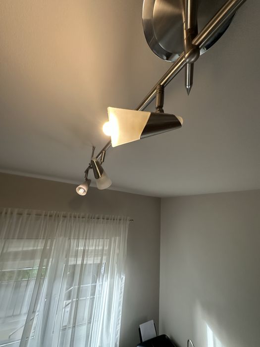 ⸻  Corp de iluminat cu 4 spoturi – Suport bec G9 – Metal + sticlă