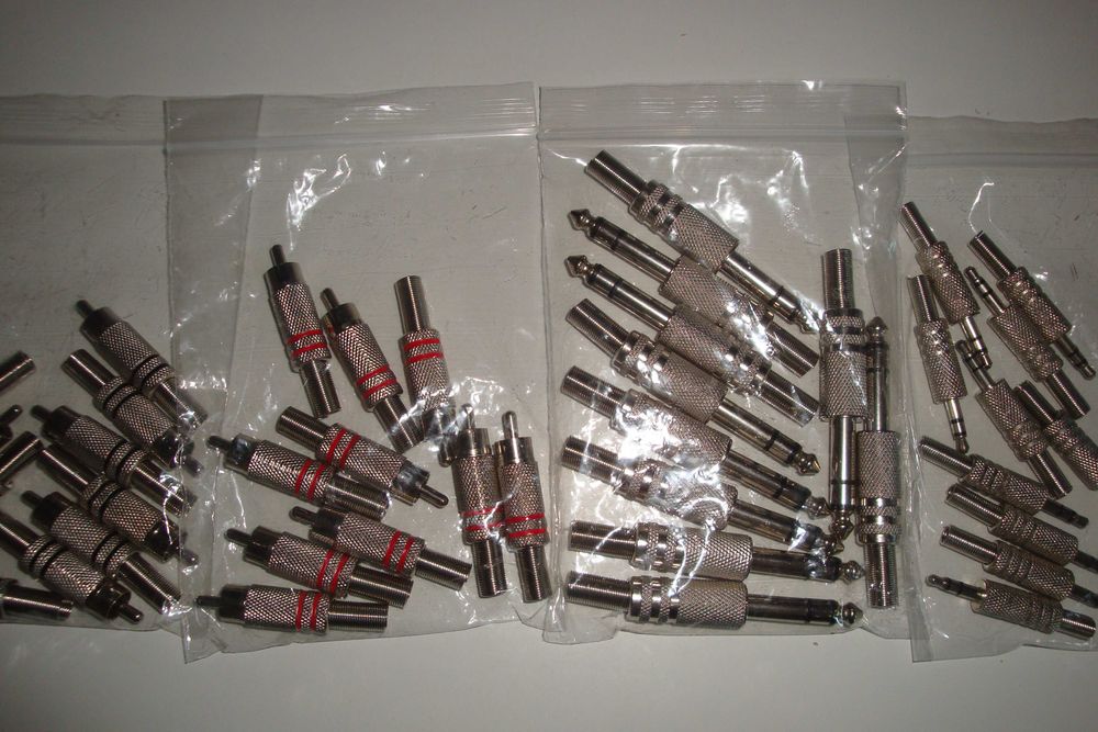 mufa RCA mufe metalice RCA jack 3.5mm jack 6.3mm mono stereo