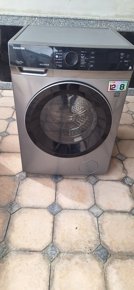 Стиралная машина два в одном Toshiba 12/8кг