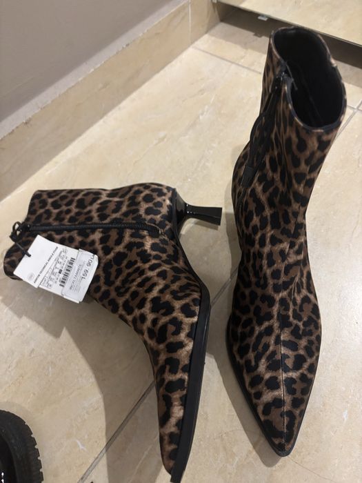 Ghete zara toc kitten NOU