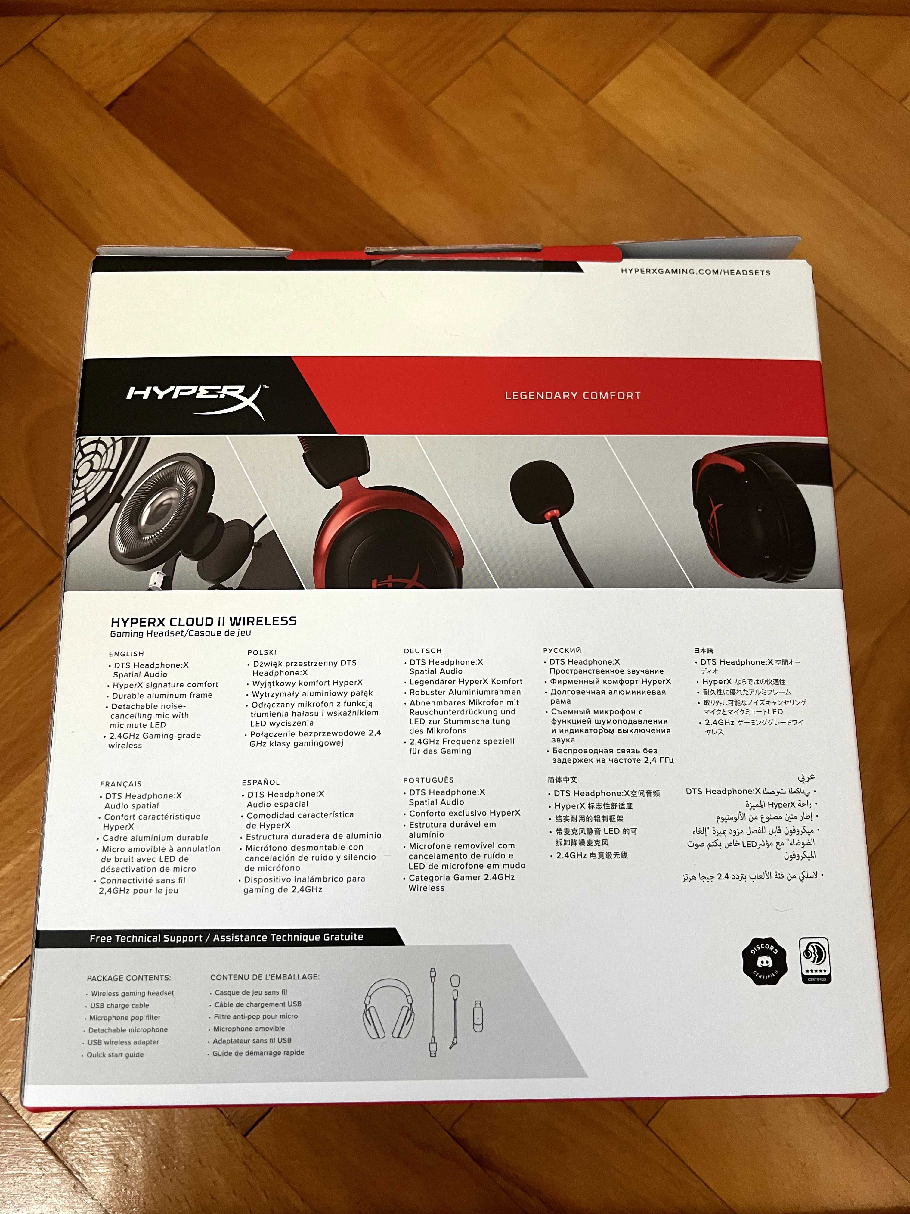 Casti HyperX Cloud 2 Wireless