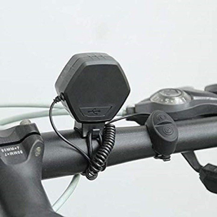 Sonerie electrica claxon USB ghidon bicicleta trotineta mtb cursiera