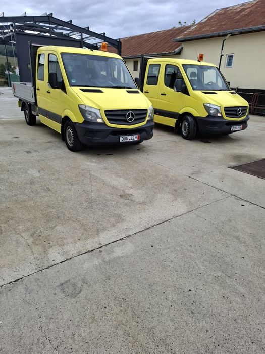 Mercedes sprinter/Doka/Euro 6/ 7 locuri/Ladă 2.8 m