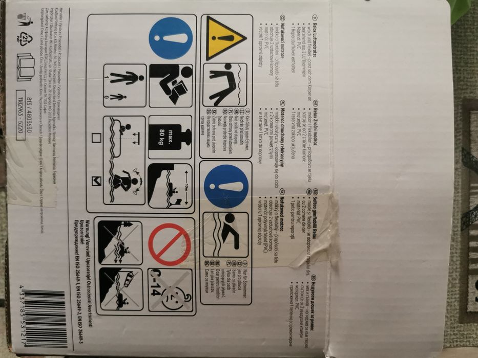 Saltea gonflabilă 175 x 80 cm pentru piscină