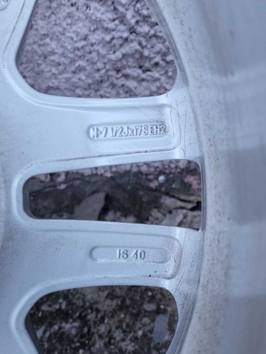 Джанти BMW Style130 OEM 17 5x120 72.6 et40 + зимни гуми Lassa Snoways4