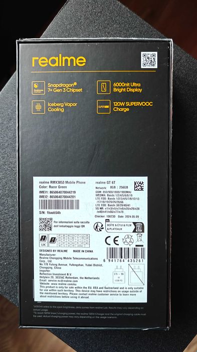 REALME GT 6T 5G 256/8 Gb impecabil