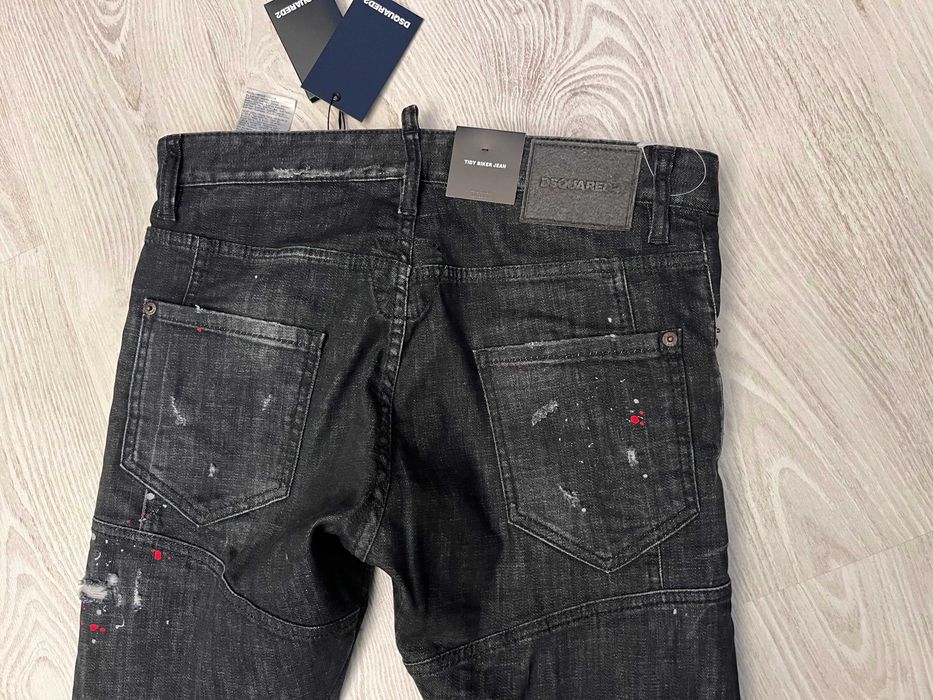 Dsquared2 blugi Tidy Biker Jean 48 italy, sau M, retail 725 euro