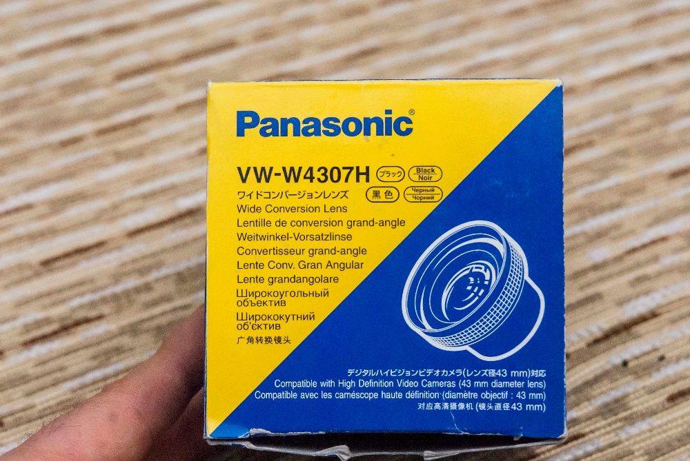 широкоугольная насадка 43mm. Panasonic VW-W4307H