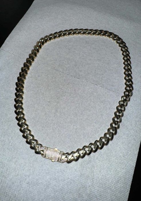 Lant Cuban de aur 14k 585 46,08 grame