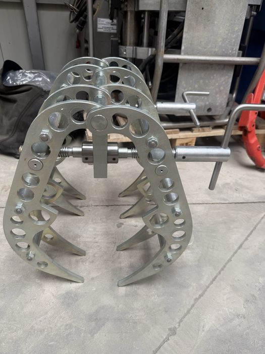 Cleste/ gheara prindere teava PEHD electrofuziune/ sudura cap la cap