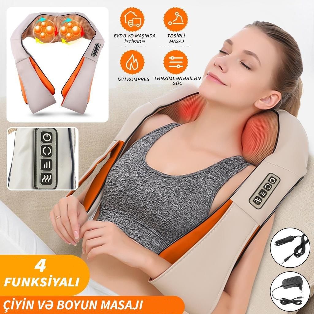 Массажер роликовый для шеи и спины Massager of Neck Kneading