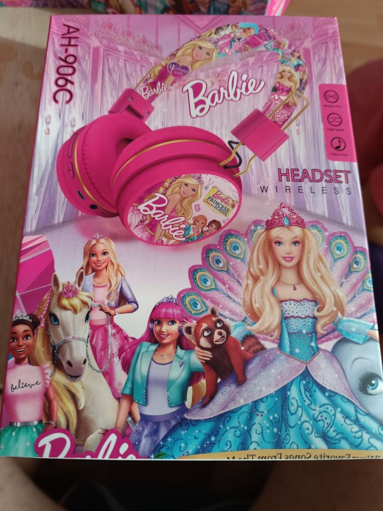 Casti Wireless MINISO Barbie, Bluetooth, Y2K 3D Stereo, 400mAh