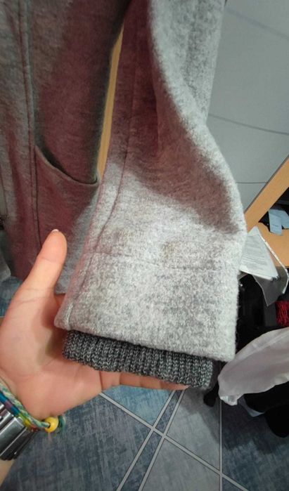 Palton Disana din lână merinos fiartă