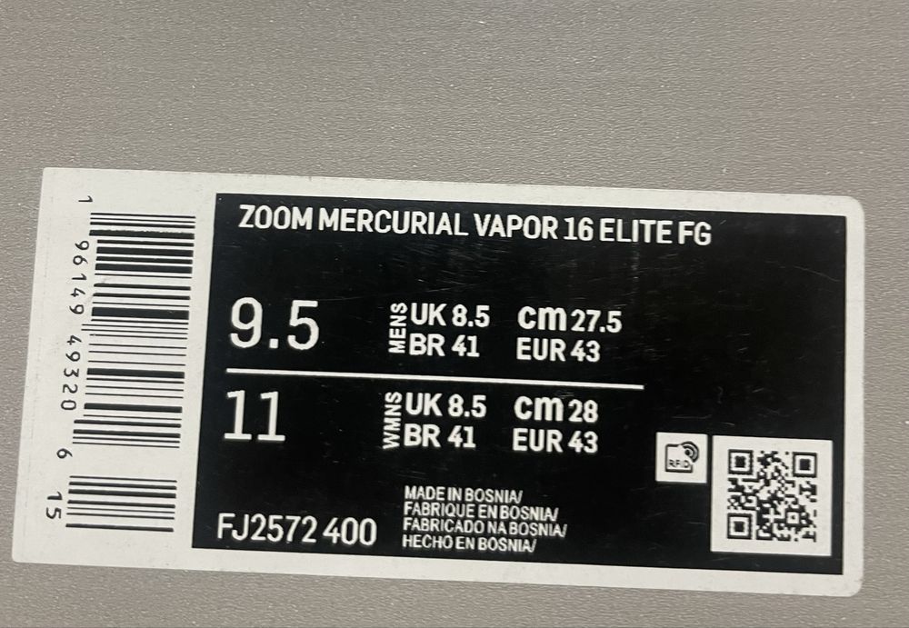 Nike Zoom Vapor 16 Mercurial 16 tf