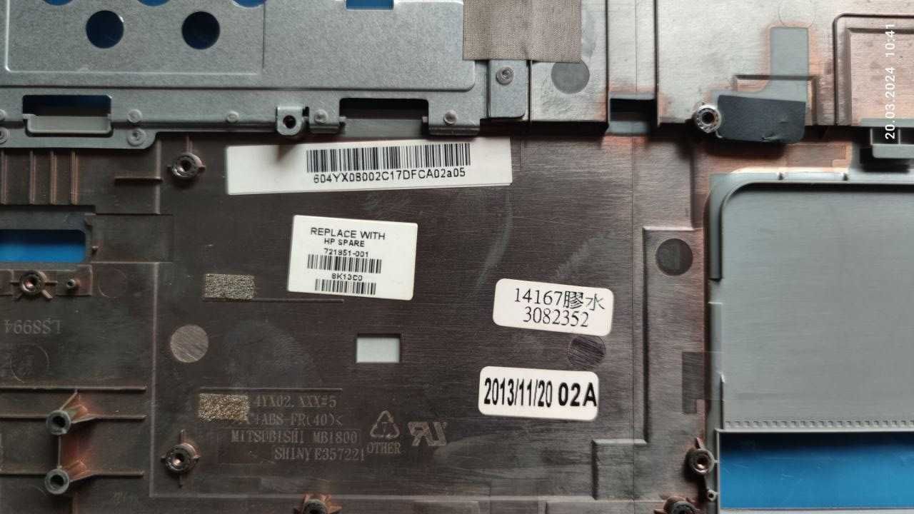 721951_001 HP ProBook 455 450 G1 Верхняя часть корпуса Palmrest