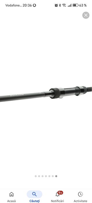 Lanseta Daiwa Black Widow  Carp 3.90m 3.5Lbs 2 trons