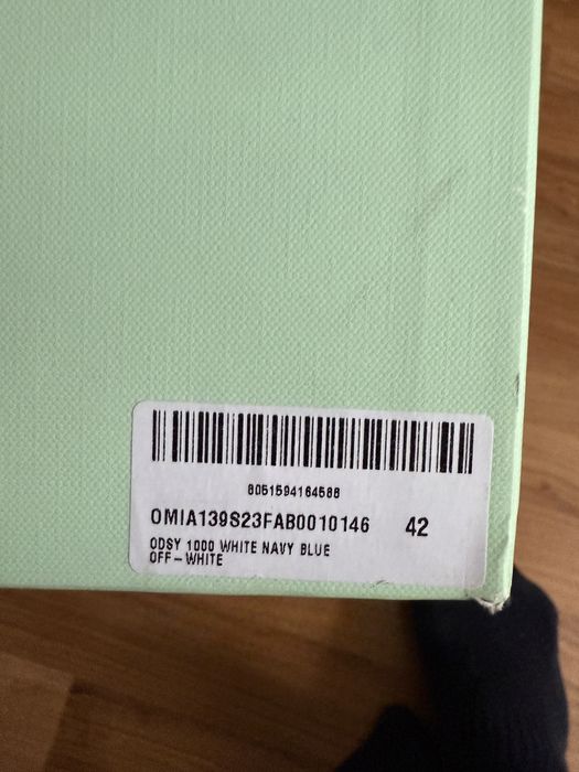 Off-White Odsy 1000 White Navy Blue originali