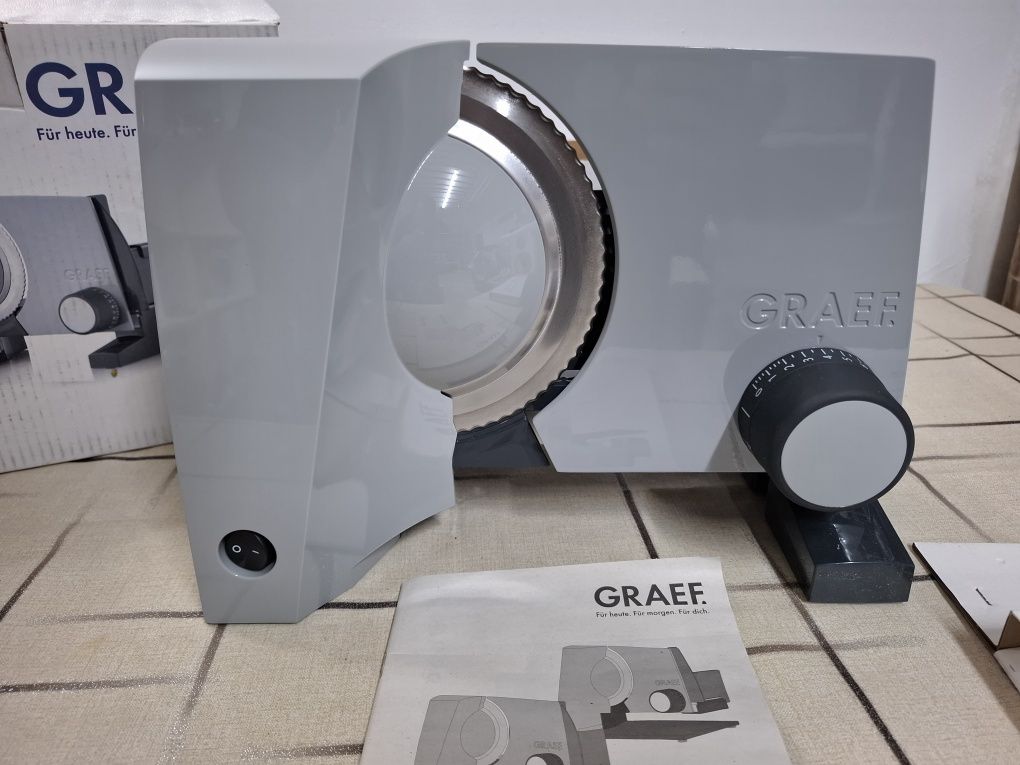 Метална Колбасорезачка Graef Twin Sliced ​​Kitchen G52 Grey (MAT) 170W