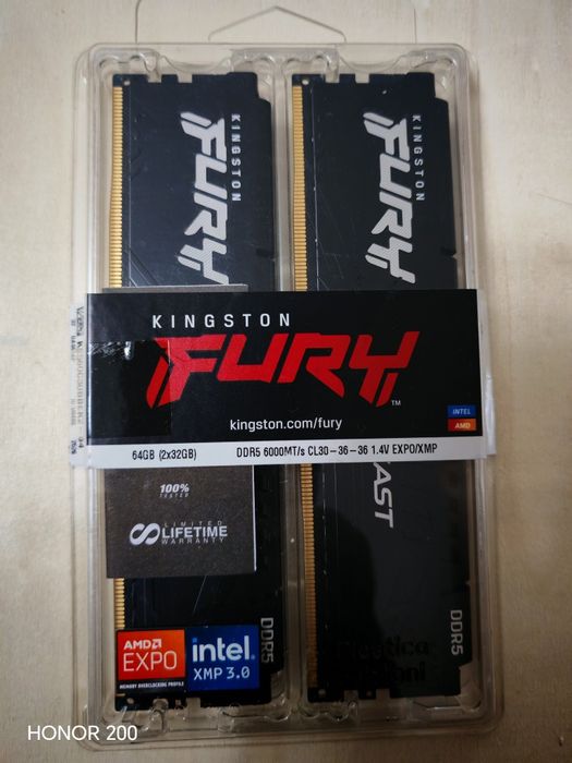 Kingston Fury Beast DDR5 2x32gb 6000Mhz CL30