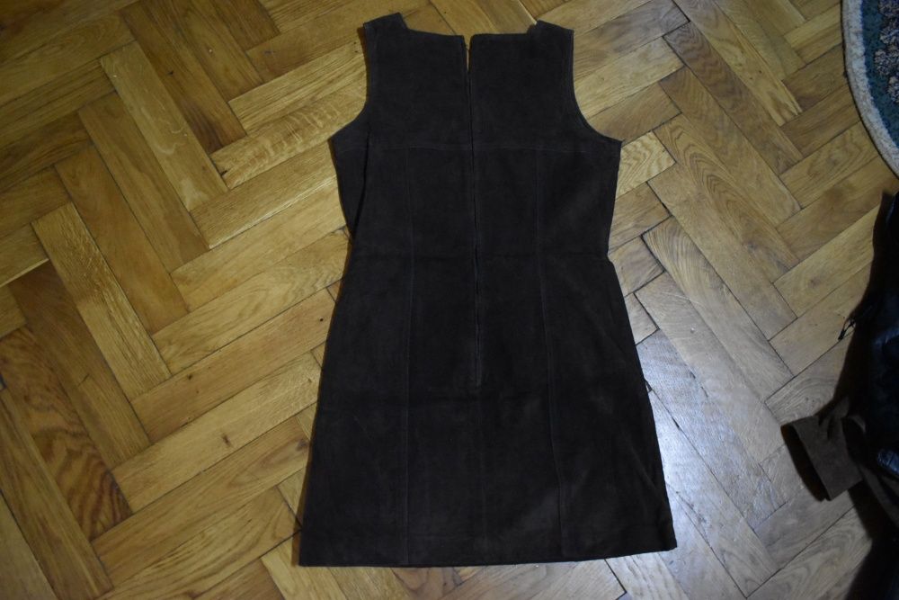 Rochie dama din piele intoarsa