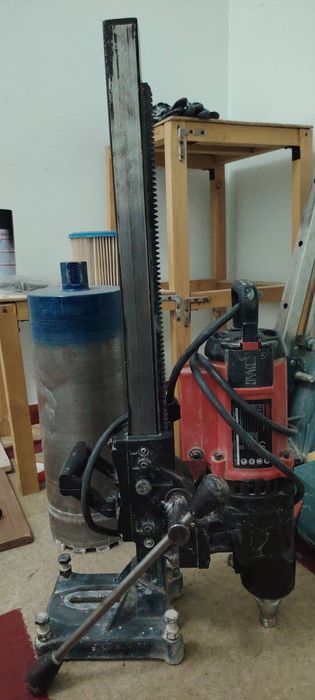 Алмазное бетон тешадиган станок жинду 250ммга каронка тешишга мослашга